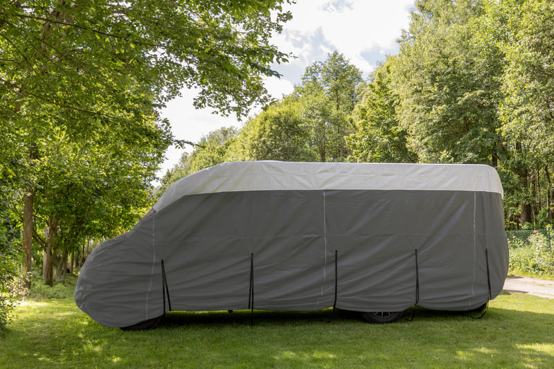 Reimo Tent Reisemobil Schutzhülle L750cm B240cm H270cm, grau, TYVEK