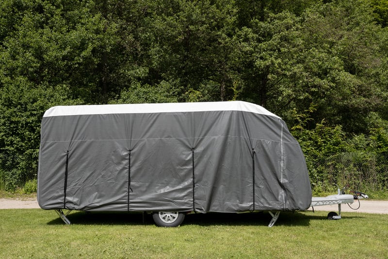 Reimo Tent Wohnwagen-Schutzhüllen Premium, Länge 630 - 670 cm