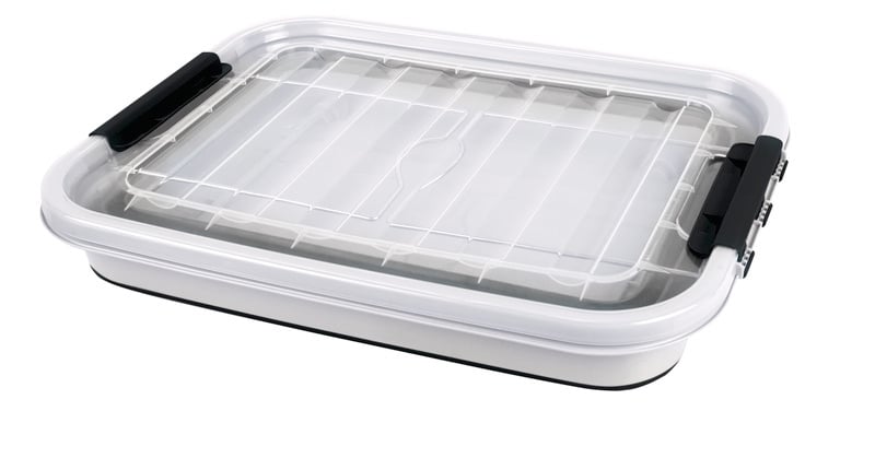 Camp4 Aufbewahrungsbox 30l faltbar mit Deckel u.Rollen, 54,5 x 39,7 x 9,6 / 27,5cm